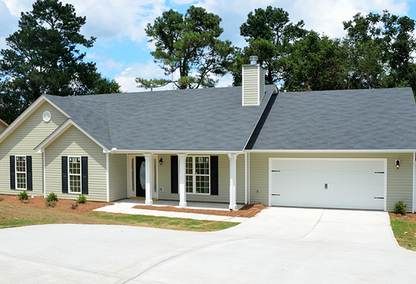 Yellow and white single level home