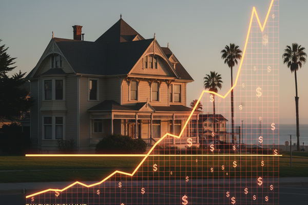 Chart showing the widening gap between tax policy and reality