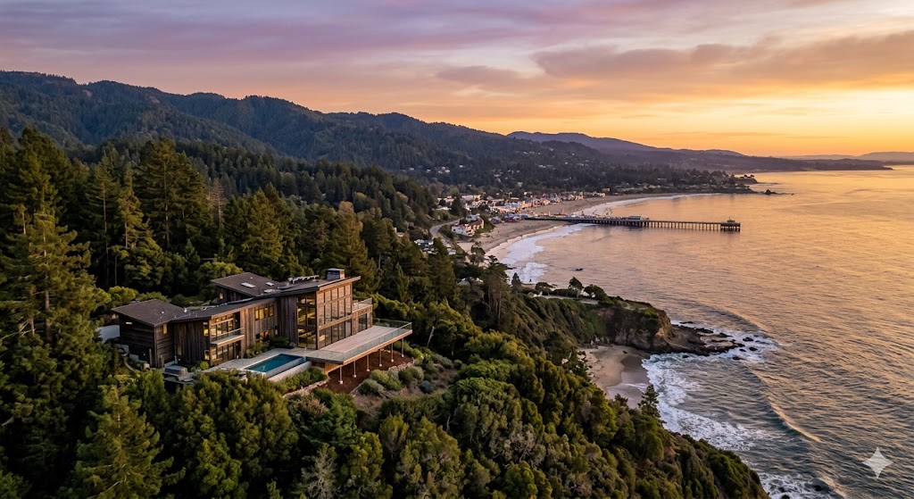 Coast home overlooking the ocean