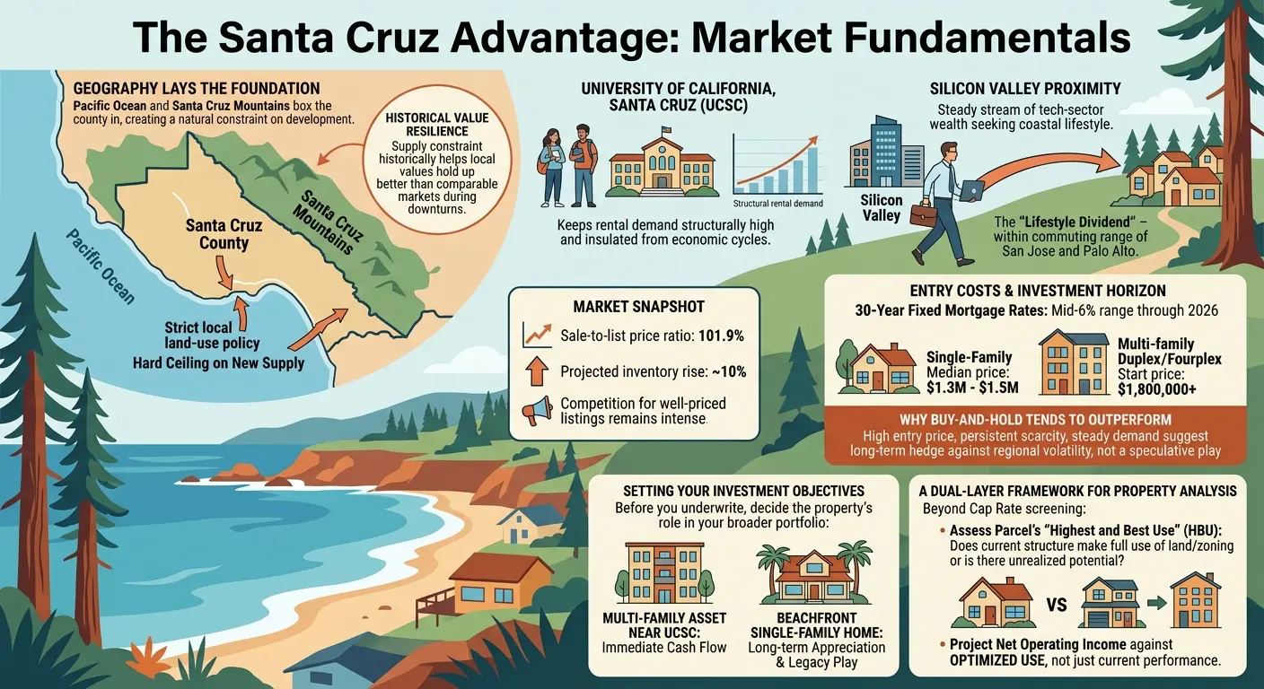 Santa Cruz County Market Advantage Location Infographic