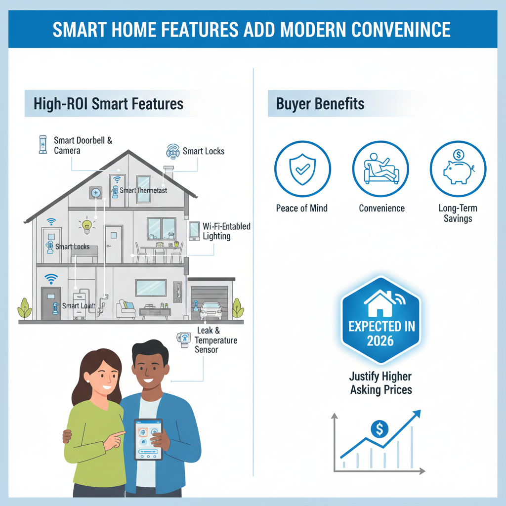 Chart of high ROI Smart home features