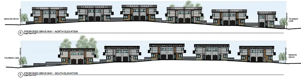 Elevation view of 3212 Mission Drive