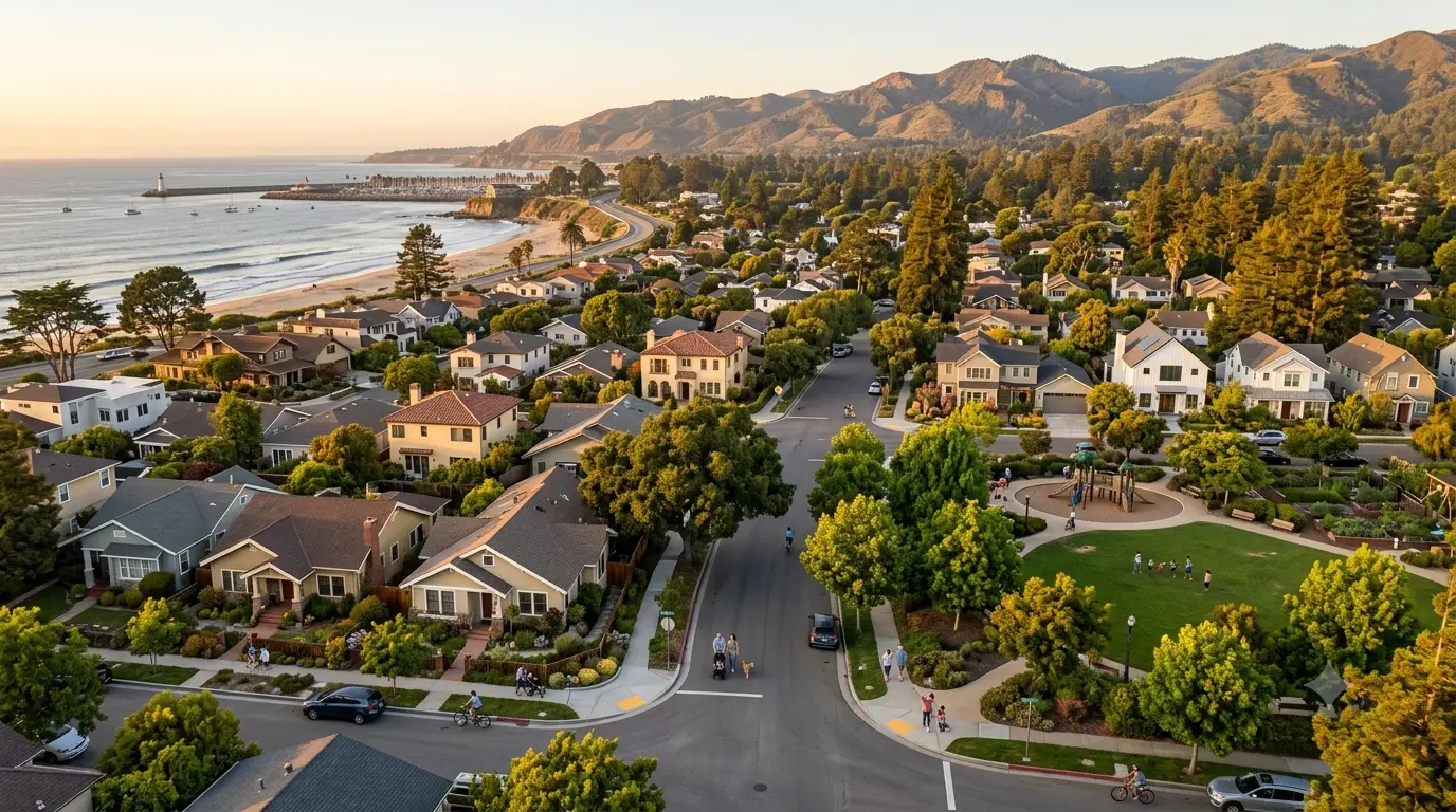 residential real estate homes near the coast